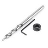 3/8" Twist Step Drill Bit Round Shank With Adjustable Depth