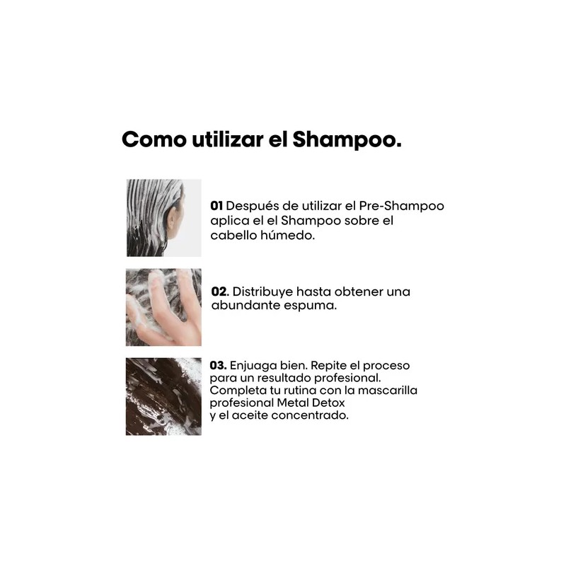 Shampoo Loral Professionnel Metal Detox 300ml