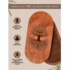 Wooden Yoga Board for Acupressure and Meditation with Nails for