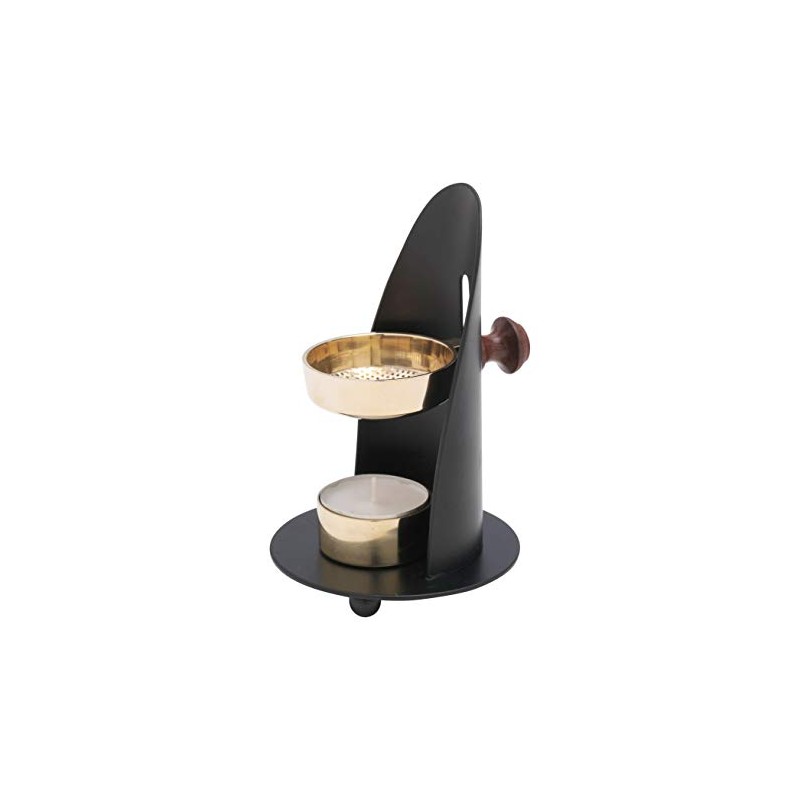 Frankincense Incense Burner with Tealight Candle – HANDCRAFTET 4.72-Inch Durable