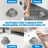 zaa Bathtub Drain Hair Catcher, Premium Silicone Shower Hair Catcher,