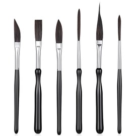 Hadnves 6 PCS Pinstriping Brush Kit Striping Brushes Detail Script Liner