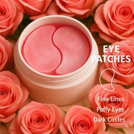 🔥 60 parches de hydrogel de ojos rejuvenecimiento quita ojeras  Vitaminas y Minerales