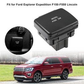 Replace BC3Z-19N236-A Center Console Rear Power Outlet Plug, 110V 150W Socket Assembly Fit for Ford Lincoln