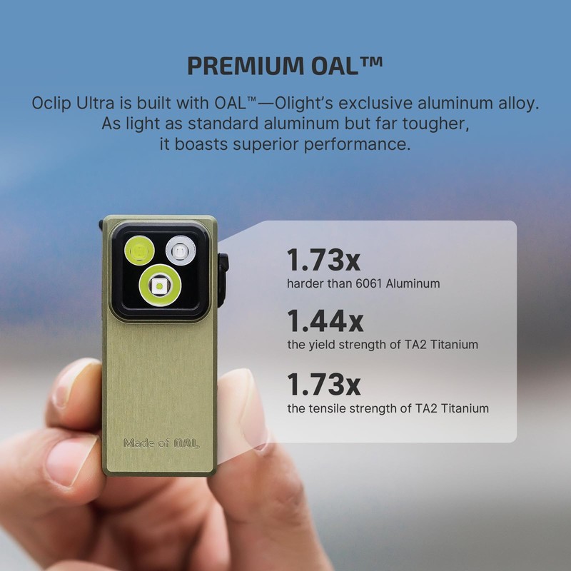 OLIGHT Oclip Ultra 530 Lumens with Three Lighting EDC Flashlight