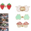 4-Pack Cute Frog & Strawberry Jean Clips - Adjustable Waist