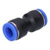 50Pcs Straight Pneumatic Connector Push to Connect Fittings for PU-10