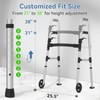 Loyoda Walker for Seniors, Lightweight Compact Folding Standard Walking Frame
