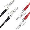 BGTXINGI 50pcs 2 Kinds Metal Alligator Clips Crocodile Clamps Electrical