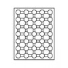Coin box with 30 compartments of 32 mm Ø for