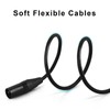 MIKIZ XLR Cables 75 ft 2 Pack - Premium Balanced
