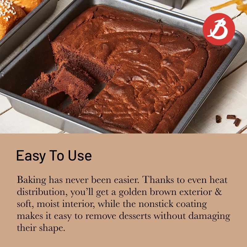 DE BUYER 4700.22 Square Mould 22.5 x 22.5 cm