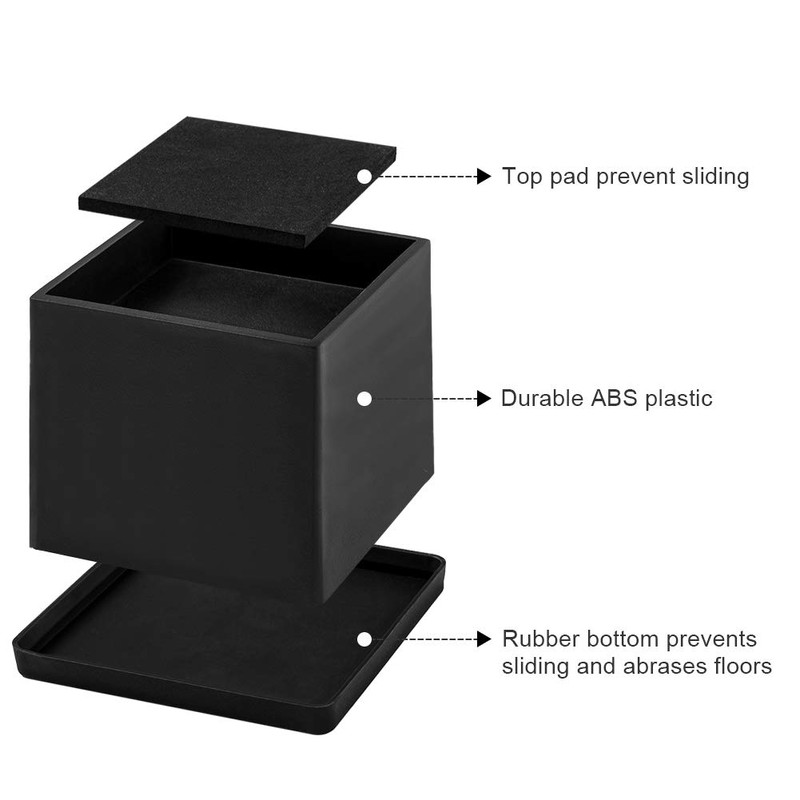 Uping Set of 4 Furniture Height, Elevate Table Height, Height