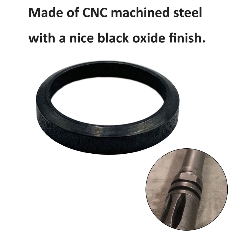 Ficero Crush Washer 5/8x24 Thread Steel for 308 (Pack of