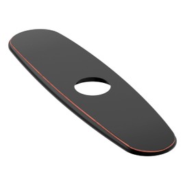 Derengge RP-1105-ORB 8 Inch Faucet Deck Plate Kitchen Escutcheon Hole Cover, Oil Rubbed Bronze Finished
