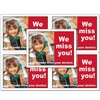 Custom Recall Dental Laser Appointment Reminder Postcards, 4 Cards Perforated