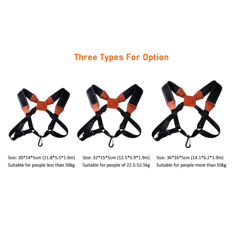 Saxophone Strap Sax Shoulder Strap Adjustable Padded Leather Strap for