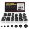 170PCS Rubber Grommet Kit, Closed Rubber Hole Plug, Rubber Grommets
