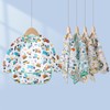 ElecMotive 5 Pack Long Sleeve Bib,Baby Toddler Waterproof Sleeved Bib