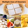 Vlwltl 100Pcs 6" x 6" Unbleached Parchment Paper, Burger Patty