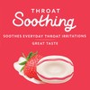 HALLS Throat Soothing (Previously HALLS Breezers) Creamy Strawberry Throat Drops,