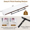 Fun Memories Floating Shelves 48 Inch Long, 9.3 Inch Deep