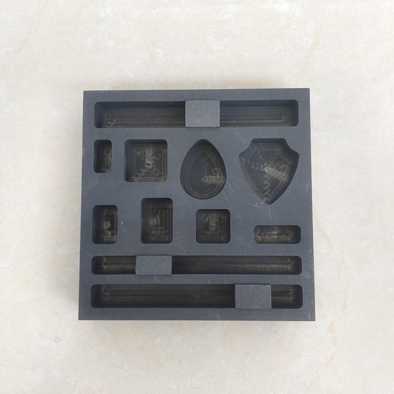 OSALADI Graphite Mould 11 Holes Ingot Mould Metal Melt Casting