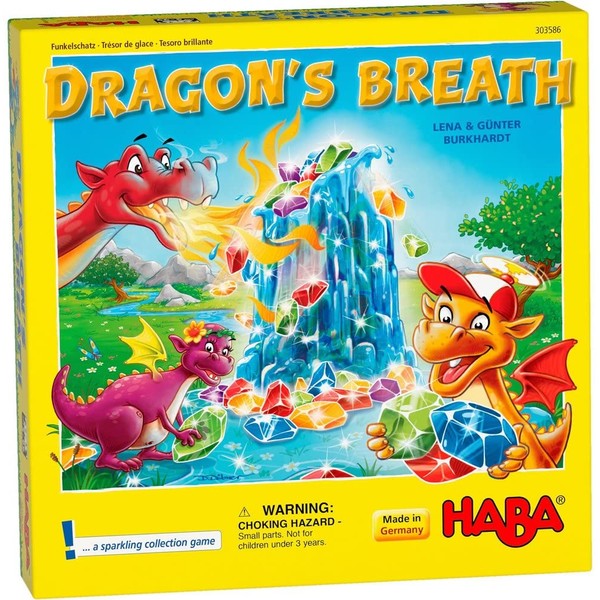 HABA Dragon's Breath - 2018 Kinderspiel des Jahres (Children's Game of The Year) Winner - an Exciting Collecting Game for 2-4 Players Ages 5+