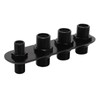 AC Bulkhead Billet Aluminium Alloy Universal 4 Ports Air Conditioning