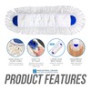 60cm Large Flat Mop Head Refill Only, Industrial Mop Floor