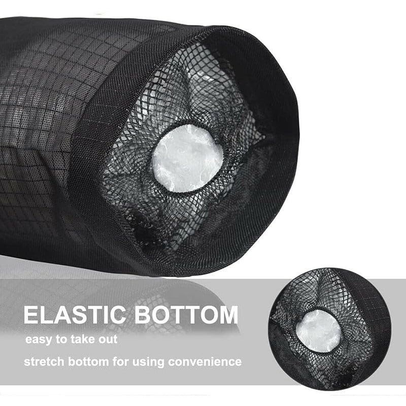 AIMALL Hanging Holder Tash Mesh Storage Organizer Garbage Bags Plastic