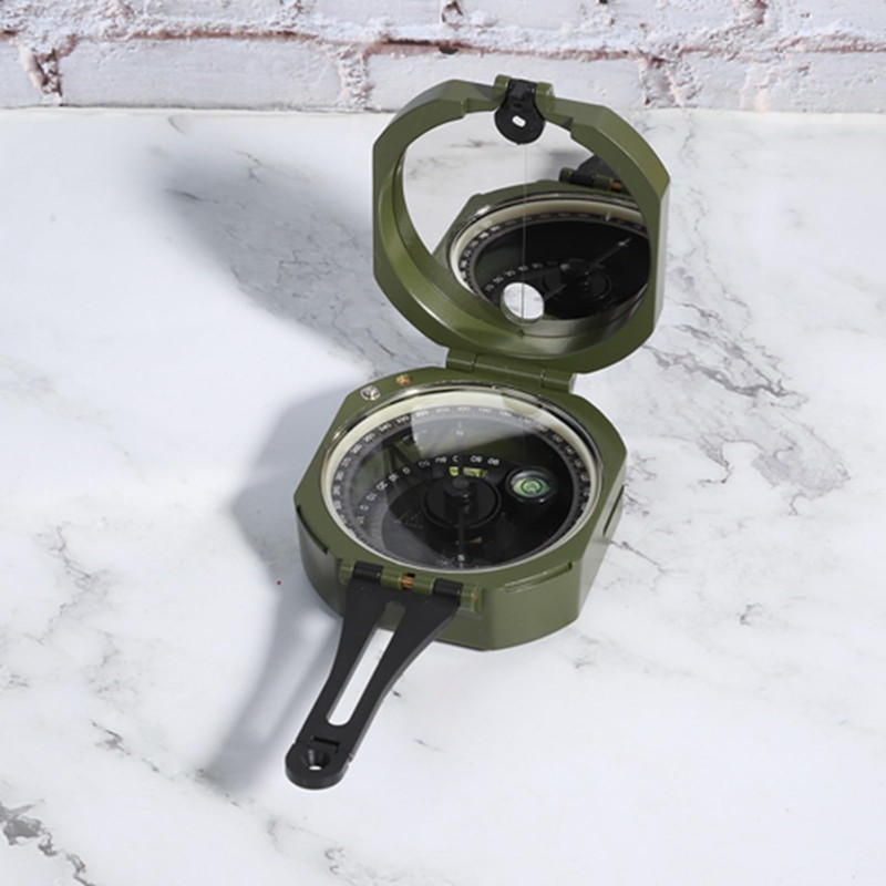 Fayelume Military Compass, Compass Hiking Survival, Geological Guide, with Bag,