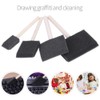 ZJchao brocha Espuma Cepillo Esponja Espuma Limpieza de 4pcs Set