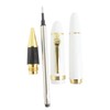 Gullor Heavy Big Rollerball Pen 159, Gold Trim, Black Ink(0.7mm),