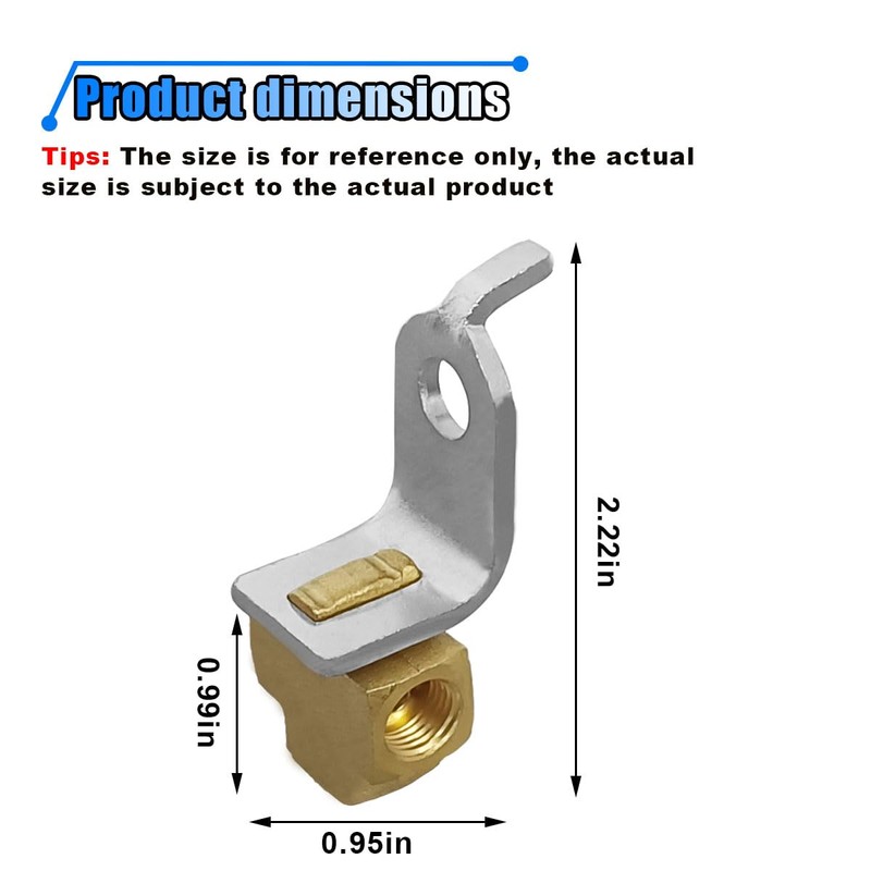 3-Way Female Brake Line Tee for 3/16" Tube, Brass Brake