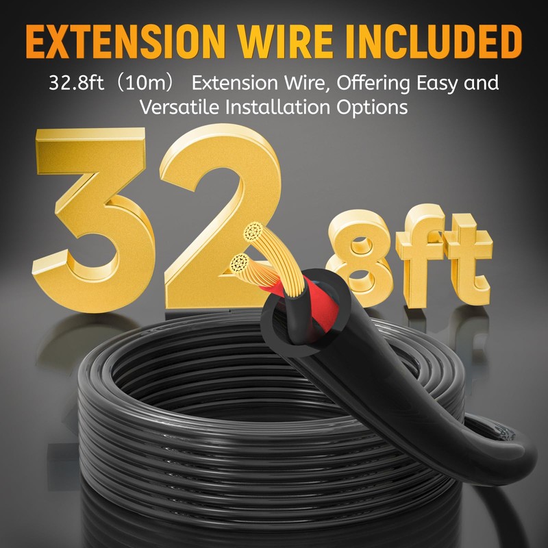 YONEDA Rock Lights for Trucks(12 Pods White with 11yd Wire)