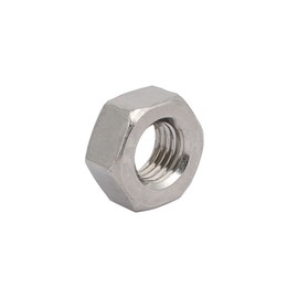 sourcingmap 10pcs M6 x 0.75mm Pitch Metric Fine Thread 304 Stainless Steel Hex Nuts