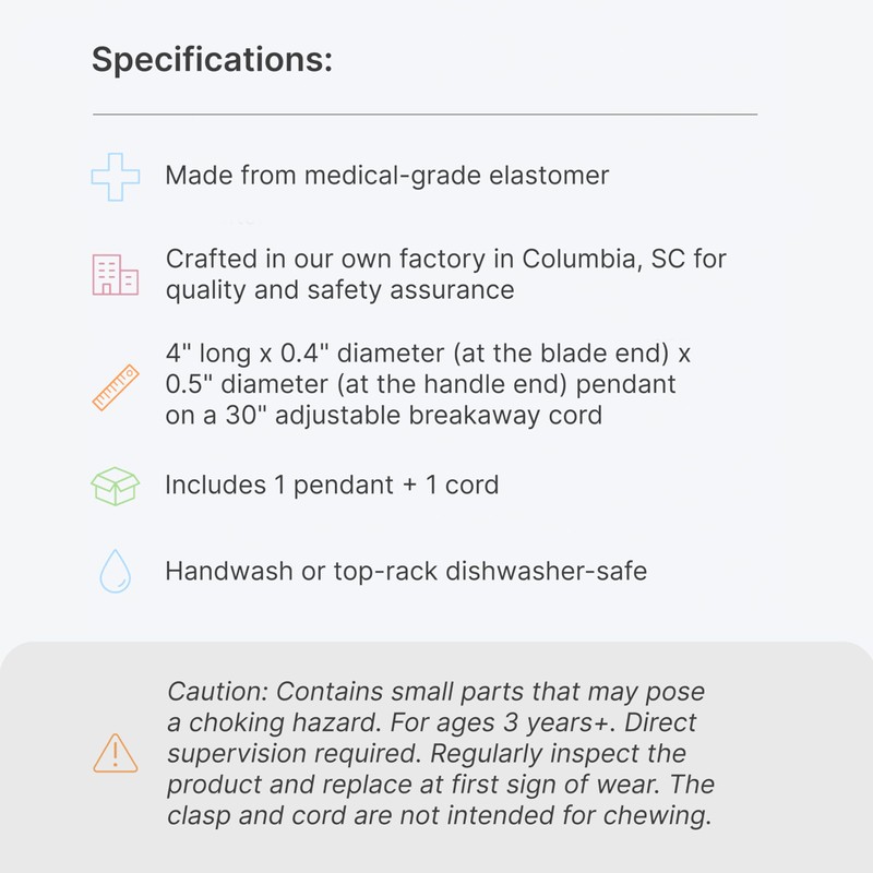 ARK Bite Saber, Chew Necklaces for Sensory Kids and Adults,