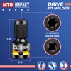 MTO 3/8-Inch Square Drive to 1/4-Inch Hex Socket Adapter, Quick