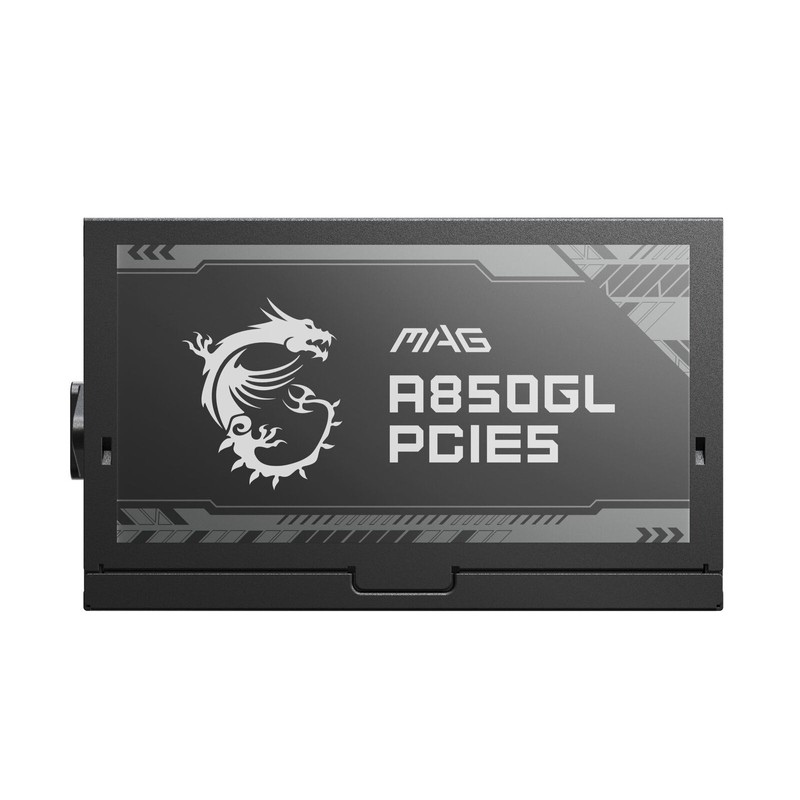 MSI MAG A850GL PCIE5 Power Supply ATX 80 Plus Gold-certified
