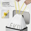 EKO 13 Gallon / 40-60 Liter,110 Count Drawstring Trash Bags,