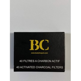 Bub・Choquin BC 9mm チャコール フィルター 40本入り BC-F-9/40
