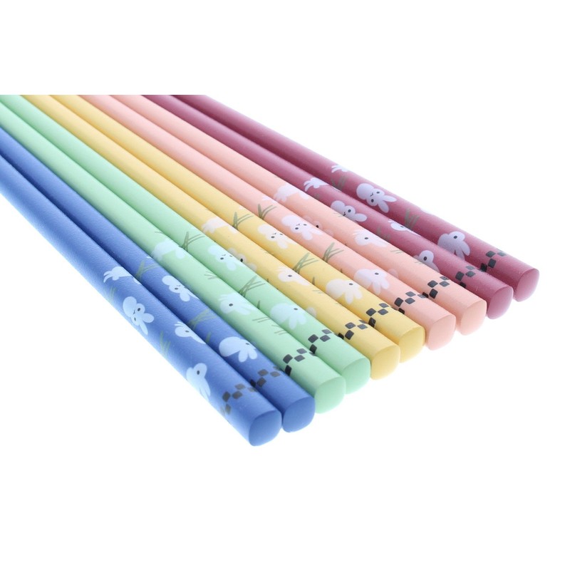 イシダ 日本製 箸 客用 5膳セット 乾漆野うさぎ 天然木 23cm