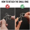 KeyUnity Titanium 2 in 1 EDC Keychain Clip Multitool, Carabiner