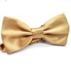 Medsuo Adjustable Bowtie, Men BowtiePre-Tied Bow Tie for Parties (Champagne)