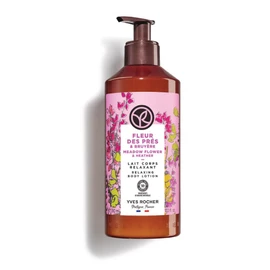 Yves Rocher Loción de leche corporal de Flor Silvestre Y Brezo relajante - 13.2 fl oz. / 13.1 onzas líquidas (390 ml)