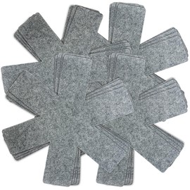 Rosenstein & Söhne Pot Mats: Set of 20 Felt Pan Protectors, Diameter 38 cm, Washable, Anthracite (Pot Pan Protector, Pot Protection Mats)