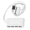 Nicear White USB2.0 9pin Header Extension Hub Splitter Adapter Converter