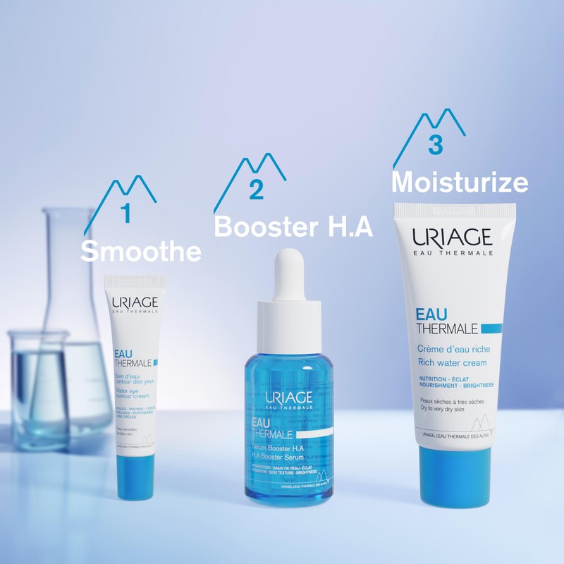 URIAGE Rich Water Cream | Moisturizing Face Cream with Hyaluronic