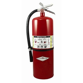 Amerex A411 ABC Dry Chemical Fire Extinguisher with Aluminum Valve, 20 lb.